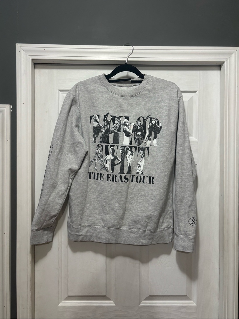 Gray 'The Eras Tour' Graphic Crewneck Sweatshirt